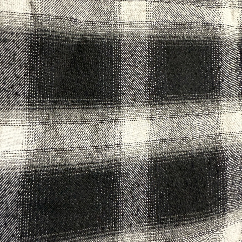 Pink Lily x Darylann Denner Black and White Plaid Button Down Shirt - Picture 8 of 8